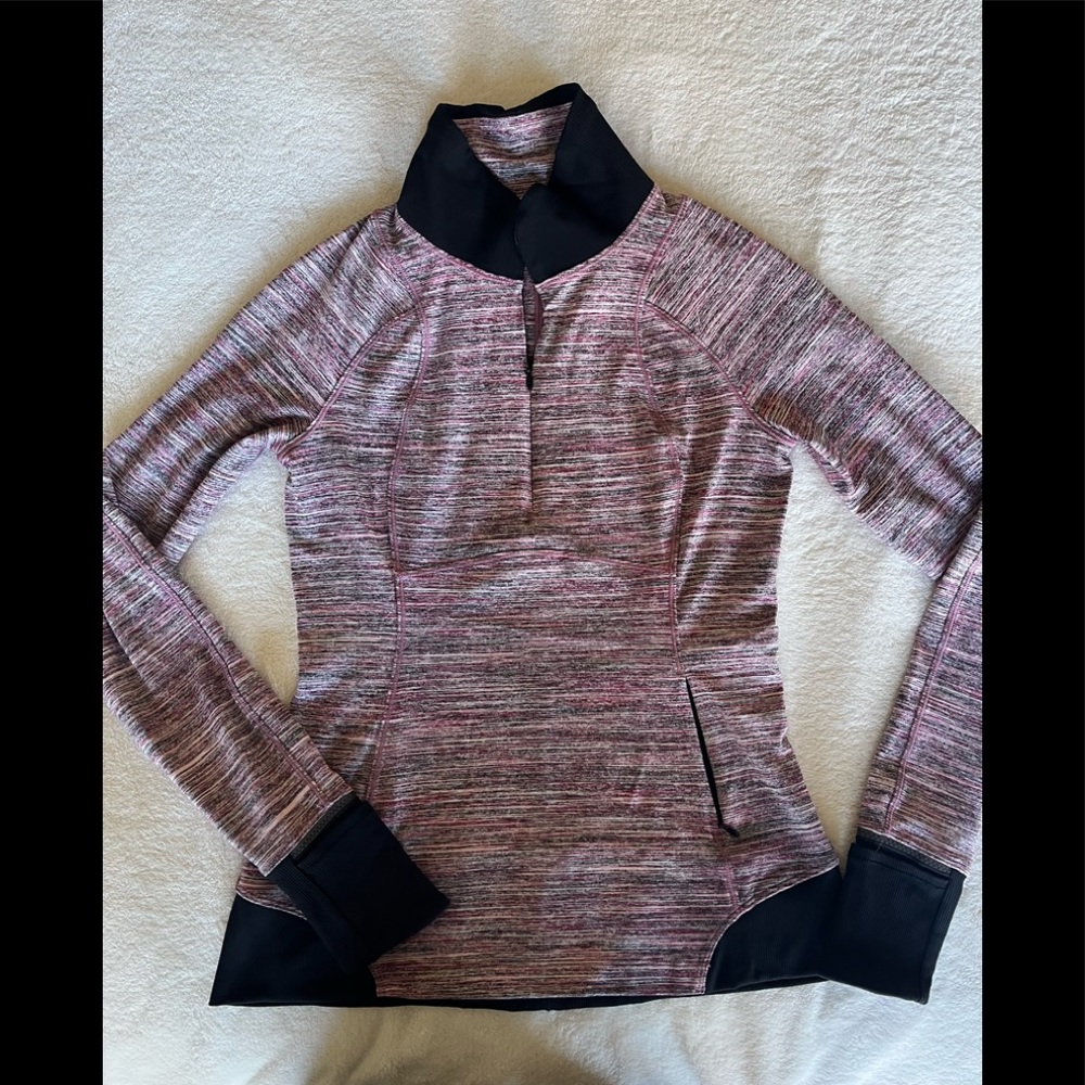 Lululemon rundefull half zip rulu pullover sz 6